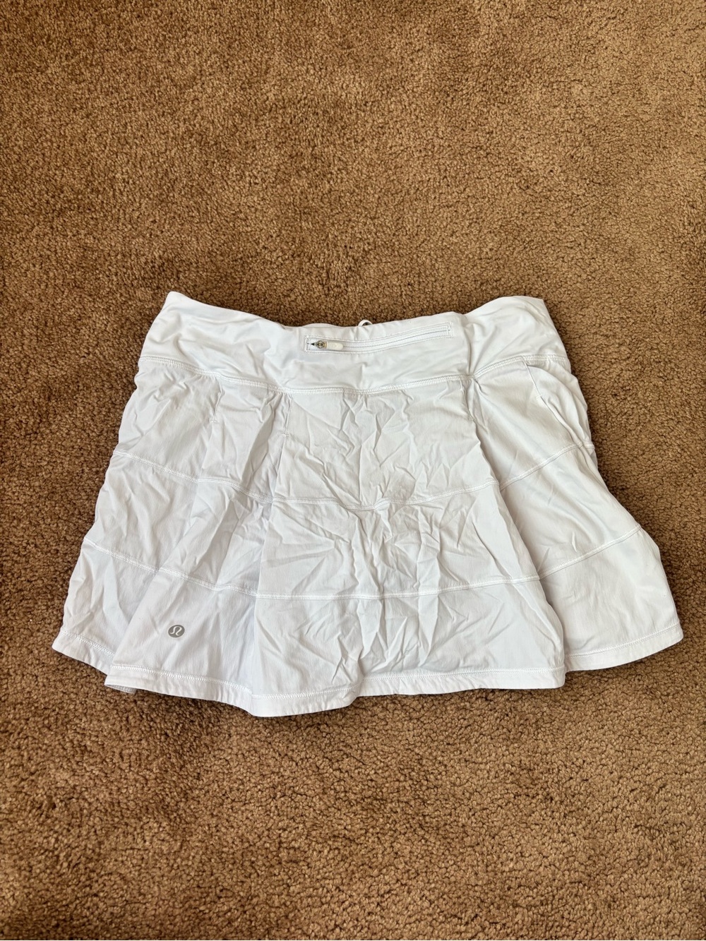 Size 8 Lululemon White Athletic Tennis Skirt
